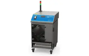 Spark arrestor laser fume extraction