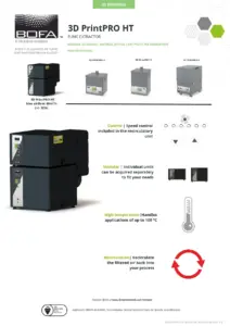 3d printpro ht print fume extractor system