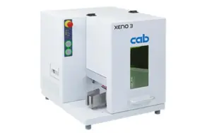 Compact laser marking system metal plastic plates