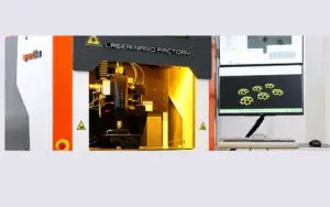 Multiphoton polymerisation femtosecond laser machine