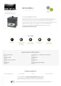 Printpro 3d printpro 2 print fume extractor system
