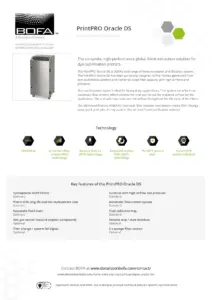 Printpro oracle ds print fume extractor system