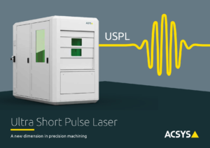 Ultrashort pulse laser patternig machine