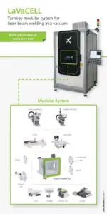 Vacuum laser beam welding machine