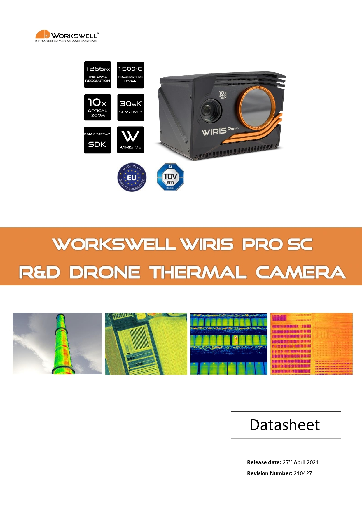 WIRIS Pro SC Thermal Drone Camera System For Scientific Research ...