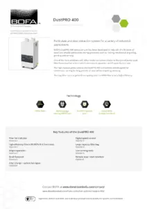 Dustpro 400 dust extraction system