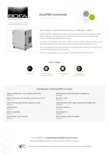Dustpro universal dust extraction system