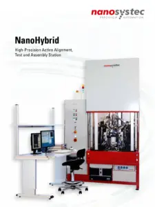 Nanohybrid high precision active alignment assembly station