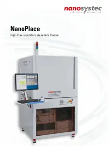 Nanoplace high precision active alignment assembly station image