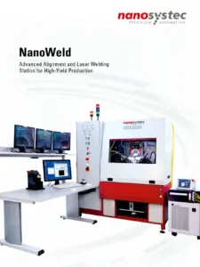 Nanoweld advanced alignment laser welding station