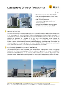 Uvi transmitter en