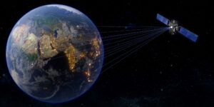 Satellite space communication